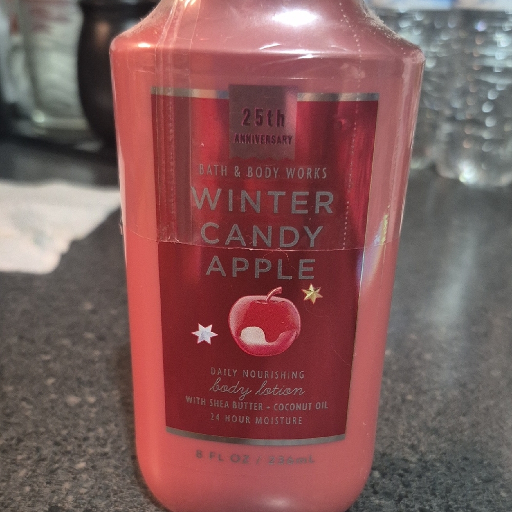 Bath & Body Works Winter Candy Apple Body Lotion - Pink